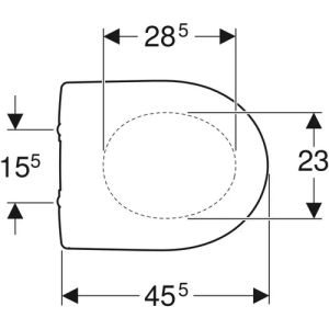 Keramag Renova Nr. 1 573010 toiletzitting met deksel wit *niet meer leverbaar*
