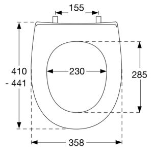Pressalit Objecta Pro 990011-DH4999 toiletzitting met deksel wit polygiene