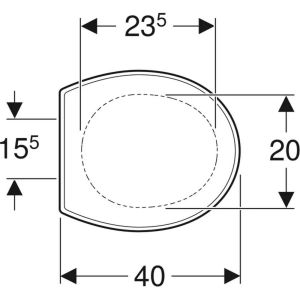 Geberit Bambini 573334000 toiletzitting (kinderzitting) met deksel wit