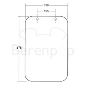 Geberit Era 574510000 toiletzitting met deksel wit