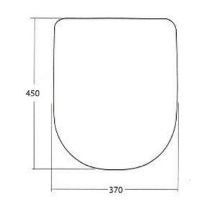 Sphinx 430 S8H51400000 OLW-15 softclose toiletzitting met deksel wit (OUTLET)