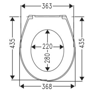 Villeroy en Boch O.Novo 8M43S101 toiletzitting met deksel wit
