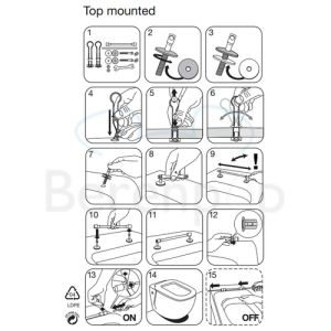 Villeroy en Boch (Omnia) Architectura / O.Novo / Subway 9M636101 toiletzitting zonder deksel wit