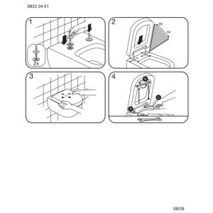 Villeroy en Boch La Belle - Memento - My Nature - Subway 2.0 - Subway 2.0 Compact 92222461 set vaste scharnieren chroom