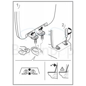 Villeroy en Boch O.Novo 9M406101 toiletzitting met deksel wit