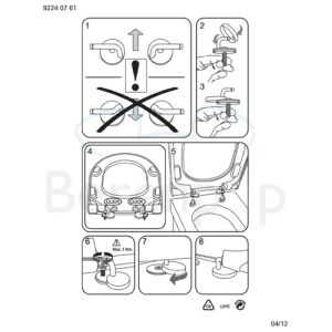 Villeroy en Boch Subway 2.0 9M746101 toiletzitting zonder deksel wit