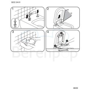 Villeroy en Boch Subway 2.0 Compact 9M69S101 toiletzitting met deksel wit
