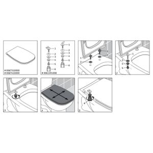 Duravit D-Code 0067310000 toiletzitting met deksel wit