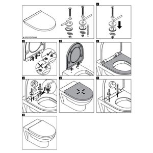 Duravit DuraStyle 0020710000 toiletzitting met deksel wit