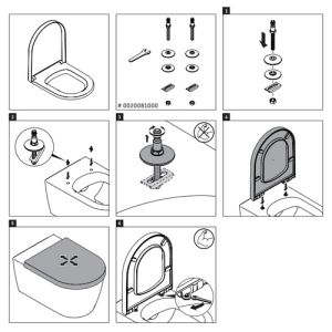Duravit P3 Comforts 0020490000 toiletzitting met deksel wit *niet meer leverbaar*