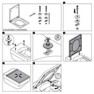 Duravit Vero Air 0022090000 toiletzitting met deksel wit