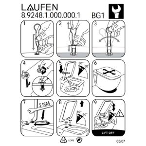 Laufen Lb3 8956823000001 toiletzitting met deksel wit *niet meer leverbaar*