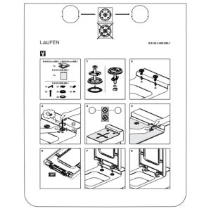 Laufen Living 8924333000001 toiletzitting met deksel wit
