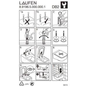 Laufen Pro S 8919600000001 toiletzitting met deksel wit