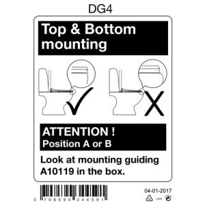 Pressalit Projecta D Solid Pro 1007011-DG4925 toiletzitting zonder deksel wit polygiene