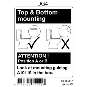 Pressalit Projecta Solid Pro 1003011-DG4925 toiletzitting zonder deksel wit polygiene