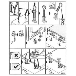 Villeroy en Boch Architectura - Subway 92240861 set vaste scharnieren chroom