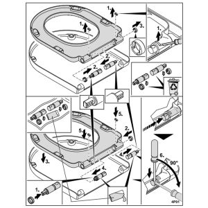 Villeroy en Boch O.Novo 92246200 softclose demperset t.b.v. toiletzitting