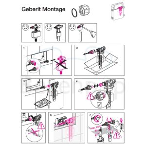 Geberit 240714001 Type 380 vlotterkraan (Unifill)