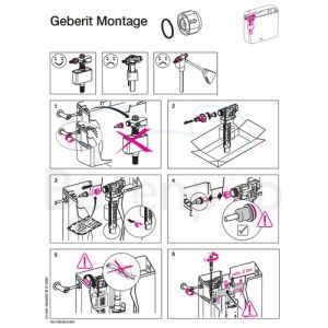 Geberit 240714001 Type 380 vlotterkraan (Unifill)