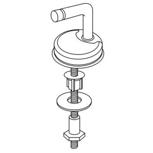 Pressalit 2000 124000-D07999 toiletzitting met deksel wit
