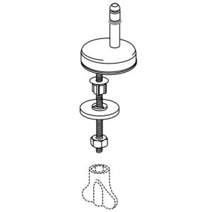 Pressalit 722 722000-D74999 toiletzitting met deksel wit
