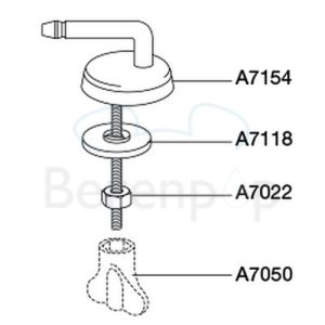Pressalit Code 778000-DD8999 toiletzitting met deksel wit