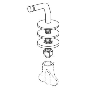 Pressalit Magnum 104000-B33999 toiletzitting met deksel wit