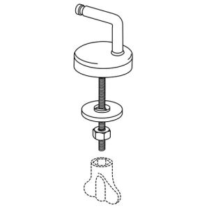 Pressalit T2 316001-UN3999 toiletzitting met deksel zwart