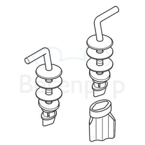 Villeroy en Boch O.Novo 9M396101 toiletzitting met deksel wit